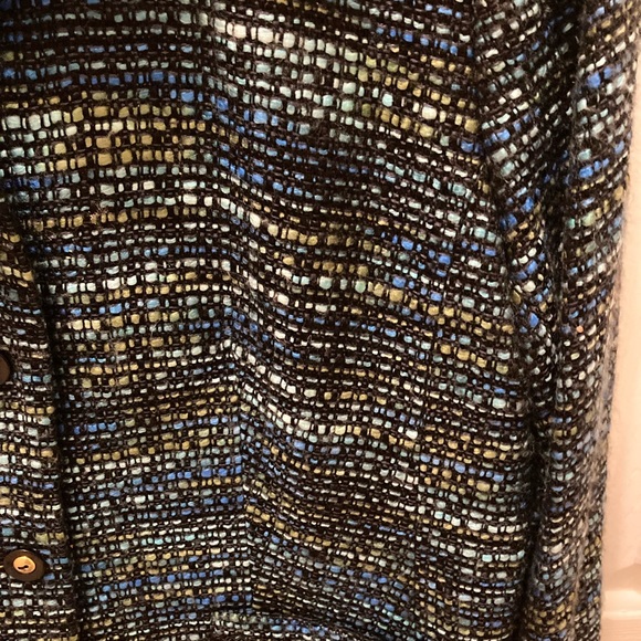 JM Collection tweed blue jacket - Picture 5 of 5